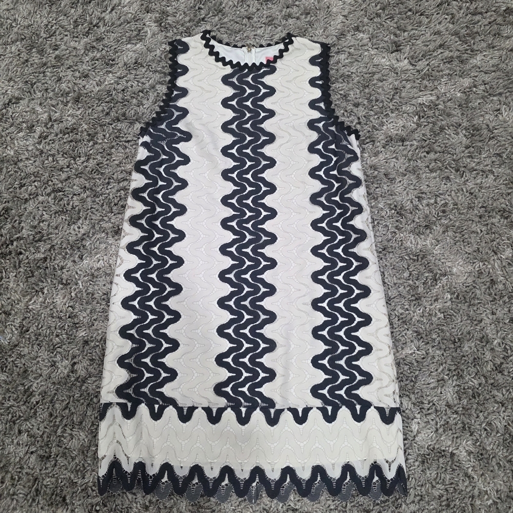 Kate Spade Sand Dune Lace Shift Dress Size 12 - Picture 3 of 10